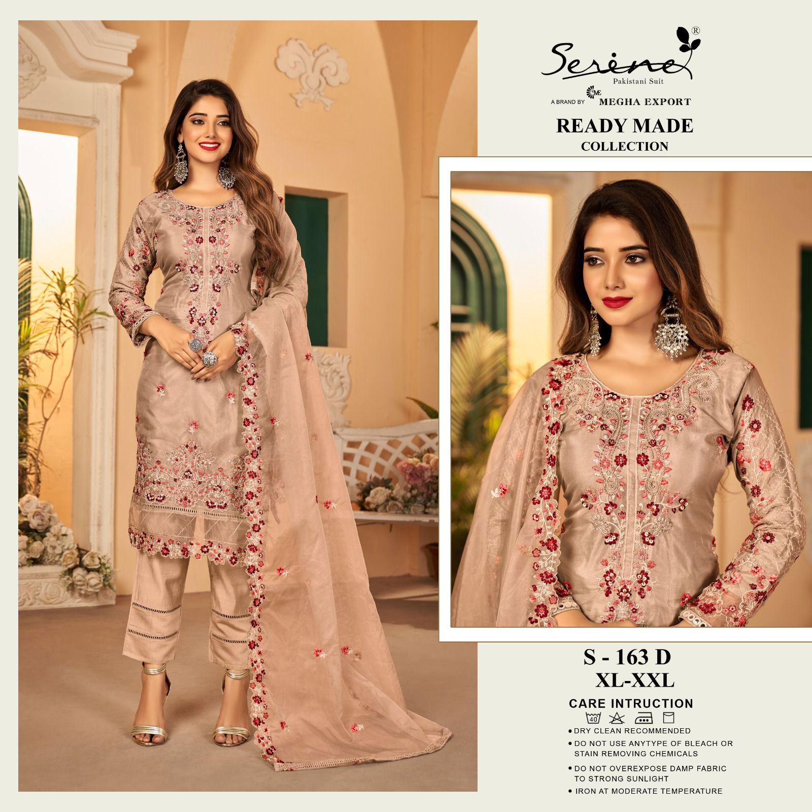 S 163 By Serine Readymade Pakistani Suits Catalog
